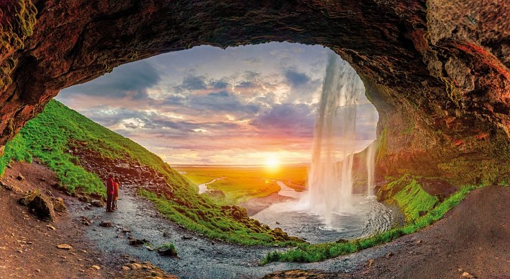 Islands Naturwunder mit dem E-Auto - Seljalandsfoss