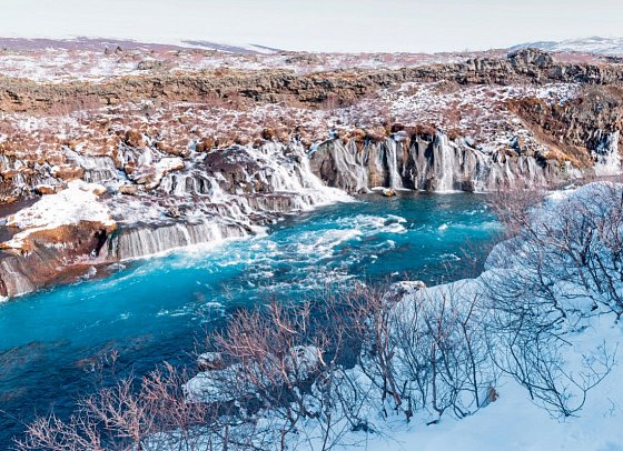 Ferienhausrundreise Südwestisland - Hraunfossar