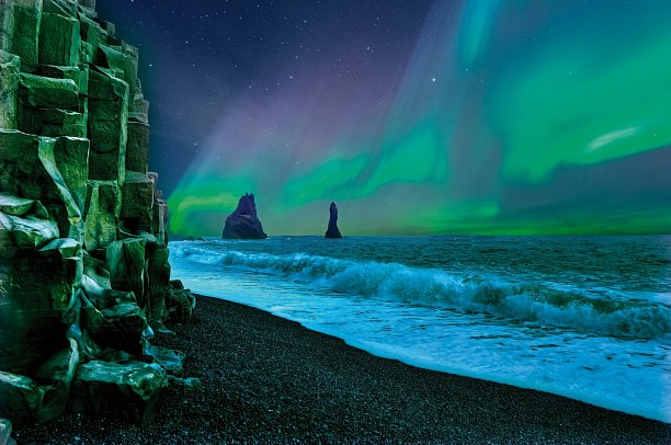 Ferienhausrundreise Südwestisland - Polarlichter - Vik