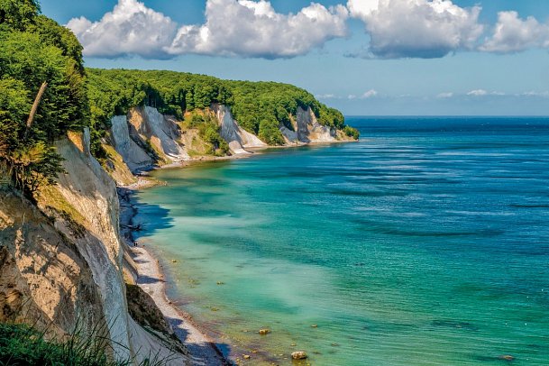 Ostsee-Radweg Stralsund-Rügen-Usedom - Kreidefelsen, Rügen