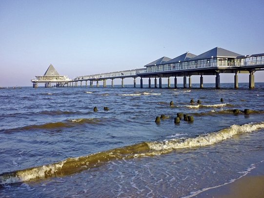 Ostsee-Radweg Stralsund-Rügen-Usedom - Seebrücke Heringsdorf