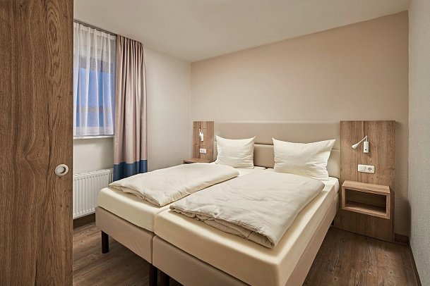 Ferien- und Freizeitpark Weissenhäuser Strand - Wohnbeispiel Luv und Lee 2 Raum Appartement 41 qm (Zimmercodierungen AB1, AB3 & AB4)