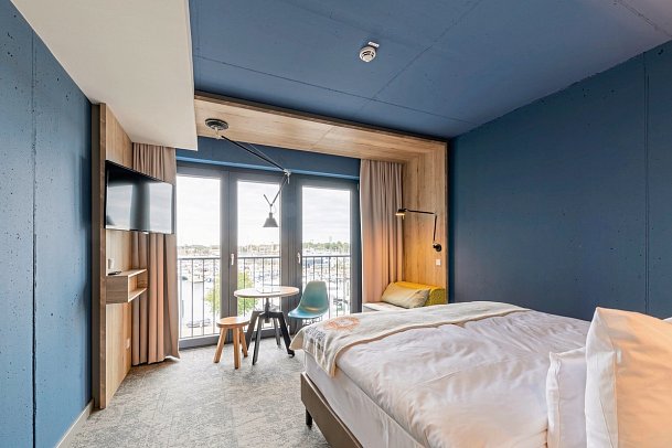 arborea Marina Resort Neustadt - Wohnbeispiel Doppelzimmer Marinablick (Zimmercodierung DB2)