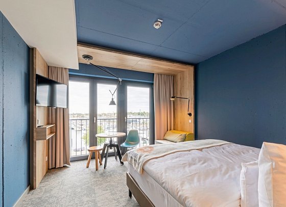 arborea Marina Resort Neustadt - Wohnbeispiel Doppelzimmer Marinablick (Zimmercodierung DB2)