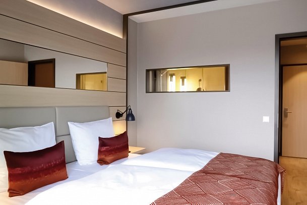 Hafenhotel Meereszeiten - Wohnbeispiel Doppelzimmer Standard (Zimmercodierung DG1)