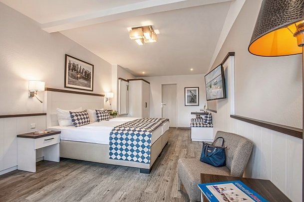 Strandgrün Golf- & Spa Resort - Wohnbeispiel Doppelzimmer Komfort (Zimmercodierungen DF1, D1E, D2E & D3E)