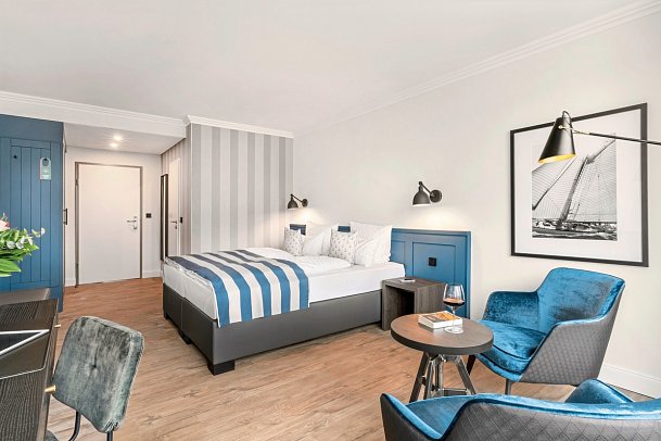 Hotel Yachtclub - Wohnbeispiel Doppelzimmer Superior (Zimmercodierung DS1)
