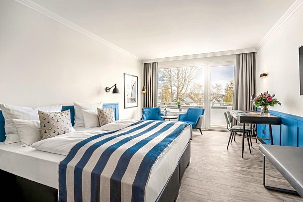 Hotel Yachtclub - Wohnbeispiel Doppelzimmer Superior (Zimmercodierung DS1)