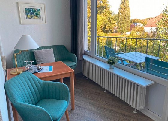 Hotel Zur schönen Aussicht - Wohnbeispiel Doppelzimmer Standard (Zimmercodierung DG1)