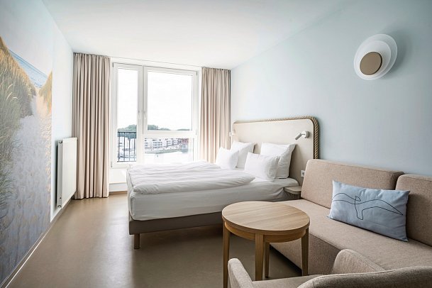 aja Travemünde - Wohnbeispiel Doppelzimmer Traveblick (Zimmercodierung DB1)