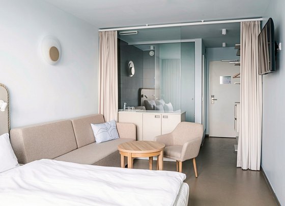 aja Travemünde - Wohnbeispiel Doppelzimmer Traveblick (Zimmercodierungen DB1 & DB9)