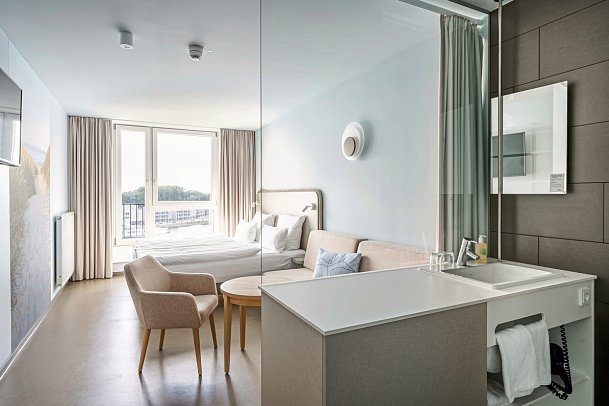 aja Travemünde - Wohnbeispiel Doppelzimmer Traveblick (Zimmercodierungen DB1 & DB9)