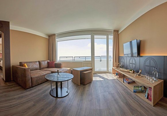 Ostsee Resort Damp - Ostseehotel Midgard - Wohnbeispiel Suite Familie Meerblick (Zimmercodierungen WIM & WIA)