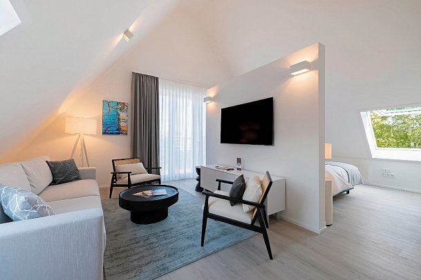 ATLANTIC Grand Hotel Travemünde - Wohnbeispiel Studio ATLANTIC Dependance (Zimmercodierung SB1)