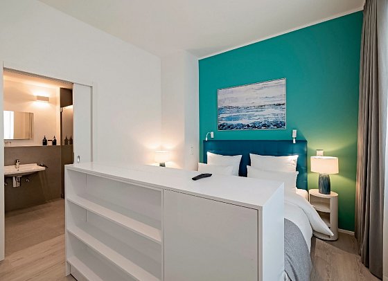 ATLANTIC Grand Hotel Travemünde - Wohnbeispiel Studio ATLANTIC Dependance (Zimmercodierung SB1)