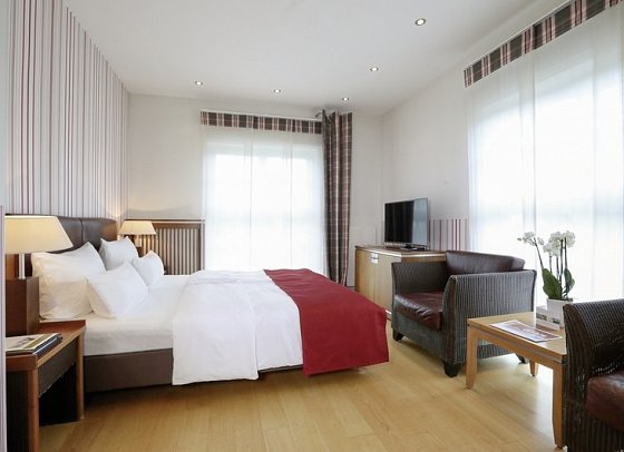 ATLANTIC Grand Hotel Travemünde - Wohnbeispiel Standard Landseite (Zimmercodierung DB1)