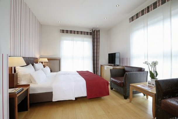 ATLANTIC Grand Hotel Travemünde - Wohnbeispiel Standard Landseite (Zimmercodierung DB1)