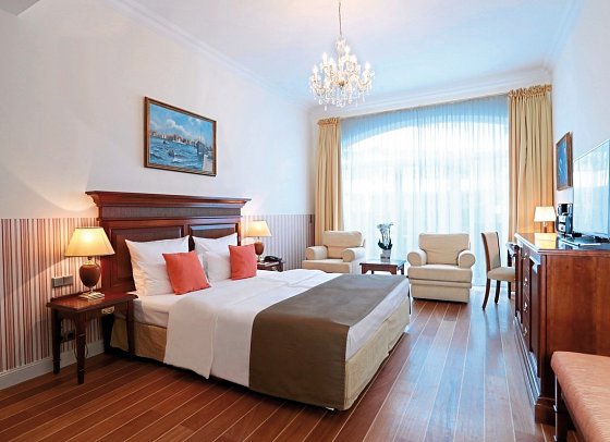 ATLANTIC Grand Hotel Travemünde - Wohnbeispiel Komfort Landseite (Zimmercodierung DF1)