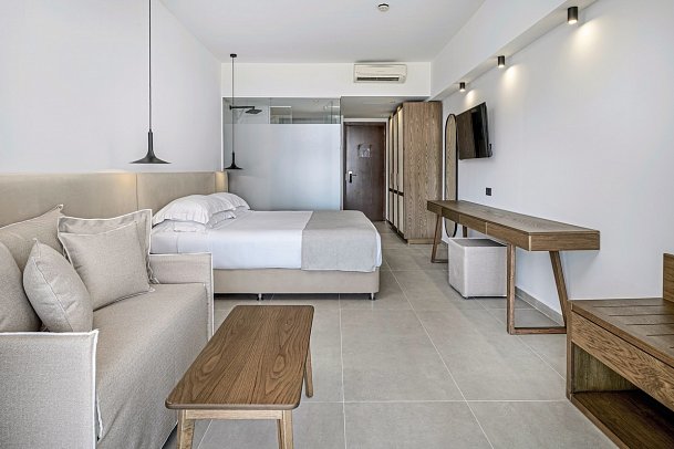 Michelangelo Resort & Spa - Wohnbeispiel Doppelzimmer seitl. Meerblick (Zimmercodierung D1N)