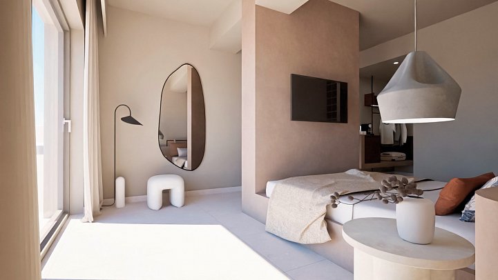 Arato by E-Geo - Wohnbeispiel Juniorsuite Swim-Up (Zimmercodierung JBQ)