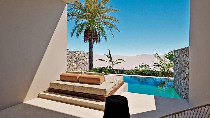 Arato by E-Geo - Wohnbeispiel Suite Deluxe Swim-Up (Zimmercodierung WDQ)