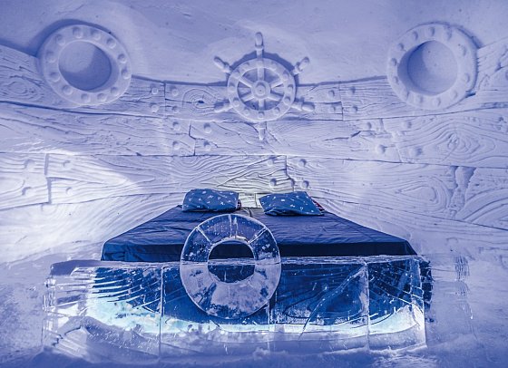 Kirkenes Snowhotel - Wohnbeispiel Doppelzimmer