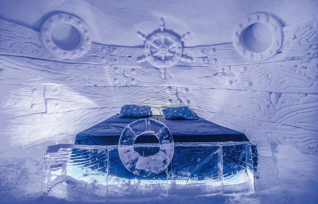 Kirkenes Snowhotel - Wohnbeispiel Doppelzimmer