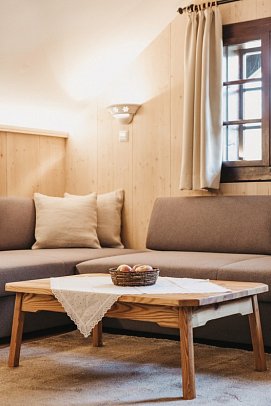 Naturel Hoteldorf SCHÖNLEITN - Wohnbeispiel Appartement Schwindelfrei 2 Raum (Zimmercodierung AB1)