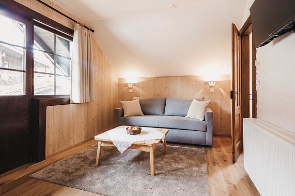 Naturel Hoteldorf SCHÖNLEITN - Wohnbeispiel Suite Federleicht 2 Raum (Zimmercodierung WB1)