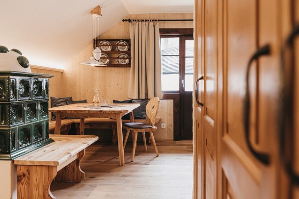 Naturel Hoteldorf SCHÖNLEITN - Wohnbeispiel Appartement Schwindelfrei 2 Raum (Zimmercodierung AB1)