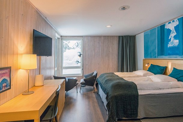 ICEHOTEL Jukkasjärvi - Wohnbeispiel Kaamos Zimmer