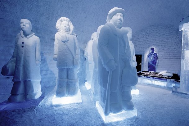 ICEHOTEL Jukkasjärvi - Wohnbeispiel Deluxe Suite 365