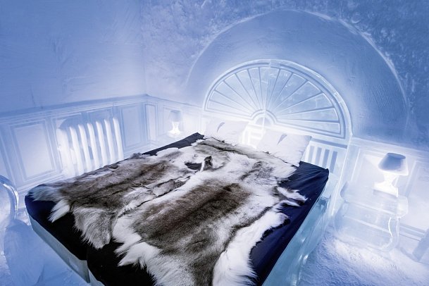 ICEHOTEL Jukkasjärvi - Wohnbeispiel Deluxe Suite 365