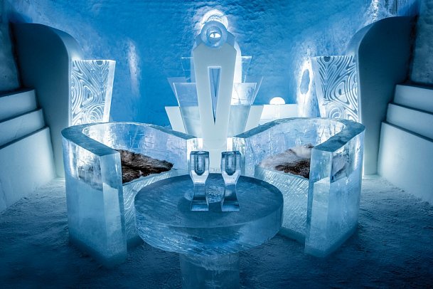 ICEHOTEL Jukkasjärvi - Wohnbeispiel Deluxe Suite 365