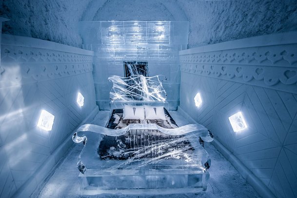 ICEHOTEL Jukkasjärvi - Wohnbeispiel Art Suite 365