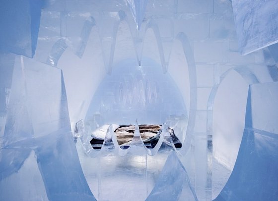 ICEHOTEL Jukkasjärvi - Wohnbeispiel Art Suite