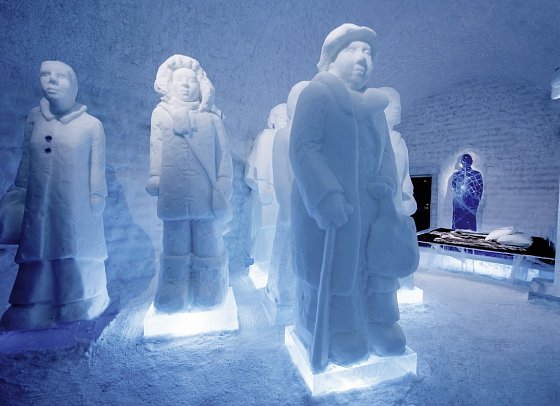 ICEHOTEL Jukkasjärvi - Wohnbeispiel Deluxe Suite 365
