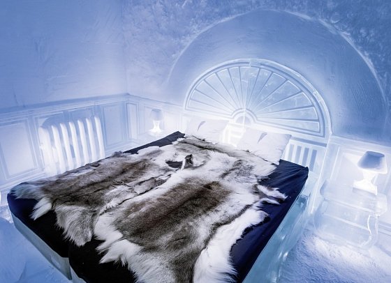 ICEHOTEL Jukkasjärvi - Wohnbeispiel Deluxe Suite 365