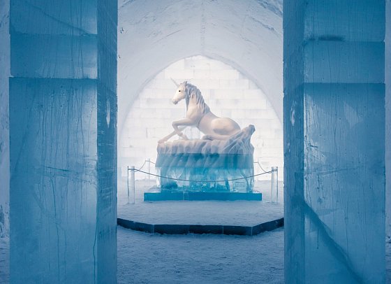 ICEHOTEL Jukkasjärvi - MAIN HALL SECRET GARDEN