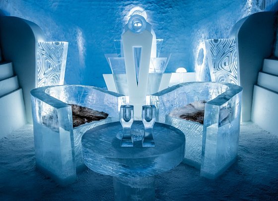 ICEHOTEL Jukkasjärvi - Wohnbeispiel Deluxe Suite 365