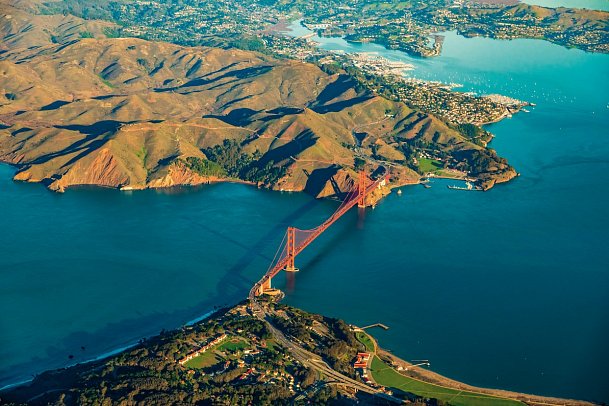 Der Amerikanische Westen - San Francisco, Golden Gate Bridge