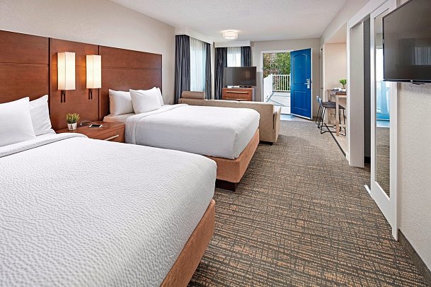 Residence Inn Los Angeles LAX/Manhattan Beach - Wohnbeispiel Studio Suite 2 Queen (Zimmercodierung SB2)