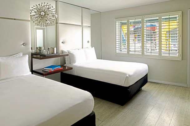 Hotel Ziggy - Wohnbeispiel Standard 2 Doubles (Zimmercodierung UG2)