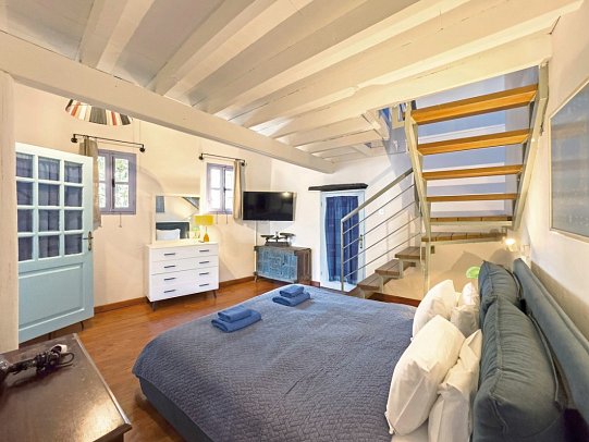 Traditionelle Ferienhäuser - Wohnbeispiel Appartement 1 Schlafzimmer (Zimmercodierung AB1)