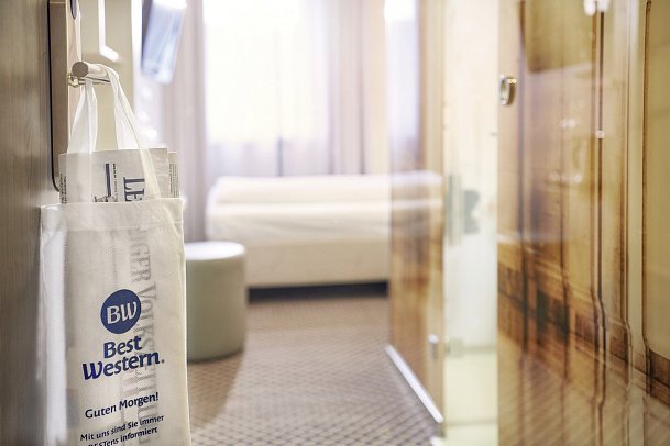 Best Western Leipzig City Center - Wohnbeispiel Einzelzimmer Standard (Zimmercodierung EG1)
