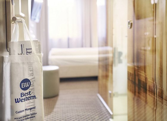 Best Western Leipzig City Center - Wohnbeispiel Einzelzimmer Standard (Zimmercodierung EG1)