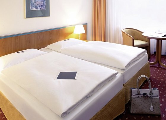 Dorint Hotel Leipzig - Wohnbeispiel Doppelzimmer Standard (Zimmercodierungen DG1 & EG1)