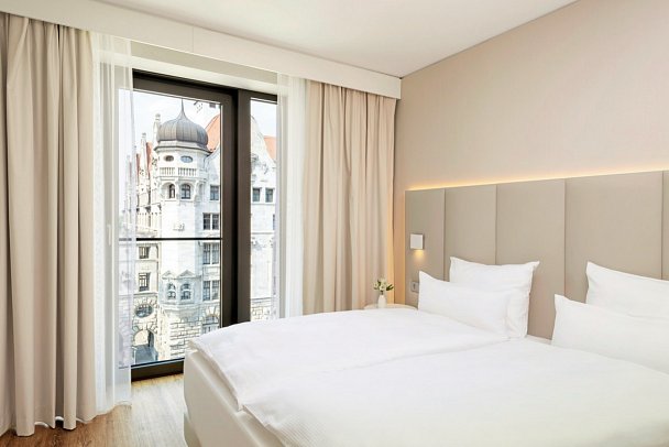 NH Leipzig Zentrum - Wohnbeispiel Doppelzimmer Standard (Zimmercodierungen DG3 & DC1)