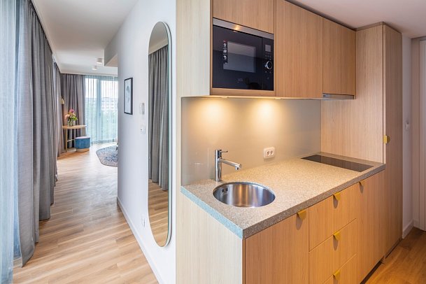 Capri by Fraser Leipzig - Wohnbeispiel Studio Deluxe (Zimmercodierung SD1)