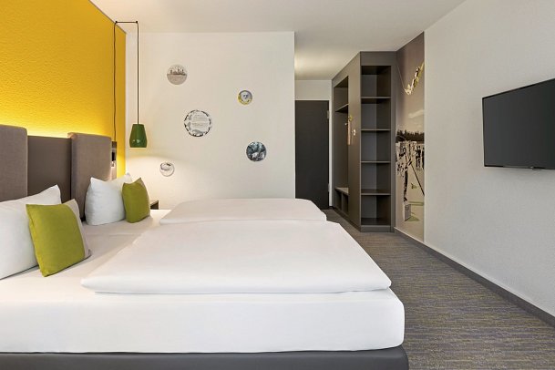 Vienna House Easy by Wyndham Leipzig - Wohnbeispiel Doppelzimmer (Zimmercodierung DB1)